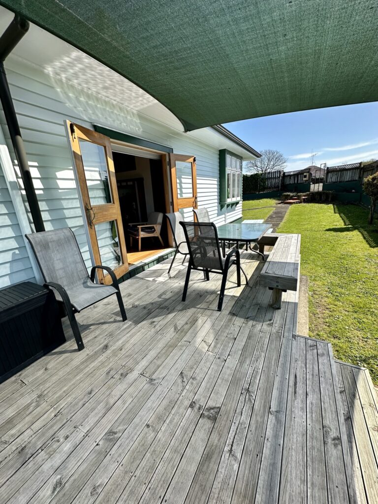 Deck entertainment area